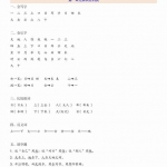 一年级语文上册详细知识点总结（28页）