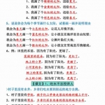 一年级语文下册全册仿写句子汇总_纯图版（12页）
