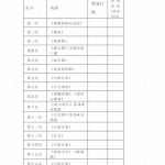 二年级语文上册背诵课文内容及闯关表（6页）