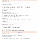 二年级语文上册详细知识点总结（32页）